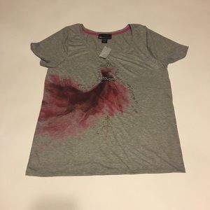 Lane Bryant 14/16 Graphic T-Shirt Dress